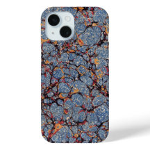 Blauw gemarmerd papier