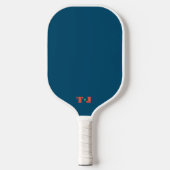 Blauw gemerkt Persoonlijk Pickleball Paddle (Voorkant)