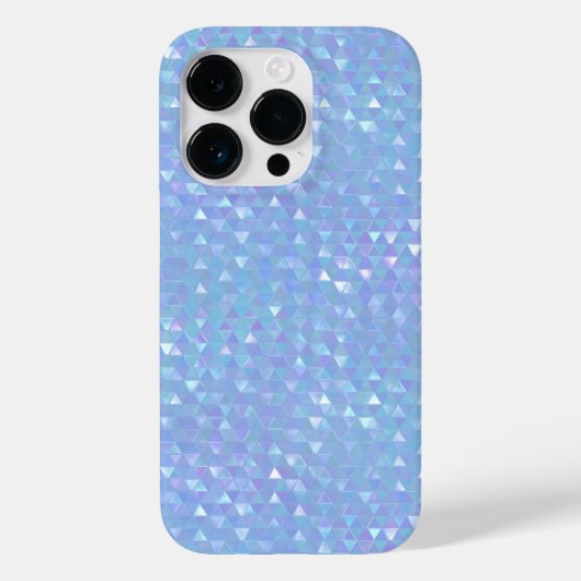 Blauw Geometrisch Mobiel Telefoongeval Case-Mate iPhone Case (Achterkant)