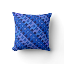 Blauw geometrisch patroon