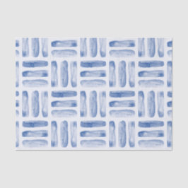 Blauw geometrisch patroon tissuepapier