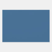 Blauw geometrisch quiltblokpatroon inpakpapier vel (Voorkant 2)