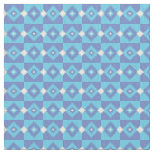 Blauw geometrisch stof (Close Up)