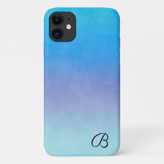 Blauw gepersonaliseerd telefoonhoesje Case-Mate iPhone case (Achterkant)