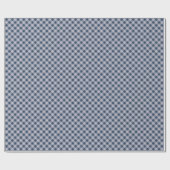 Blauw geplakt Alle gelegenheden Cadeaupapier (Vlak)