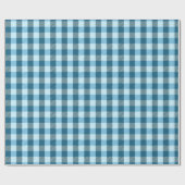 Blauw geplakt, eenvoudig cadeaupapier (Vlak)