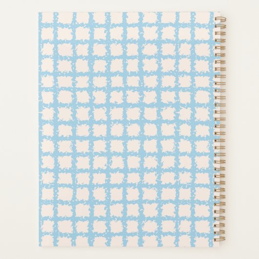 blauw geplakt in wit planner (Achterkant)