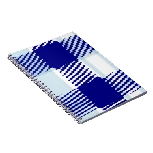 Blauw geplakt Notitieboek (Rechterzijde)