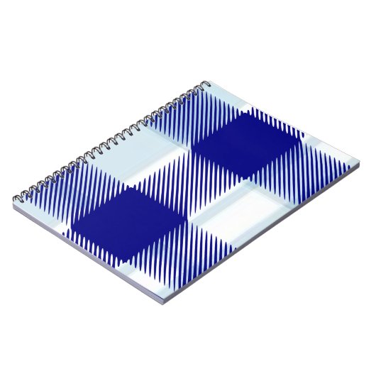 Blauw geplakt Notitieboek (Linkerzijde)