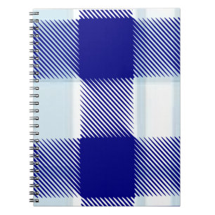 Blauw geplakt Notitieboek