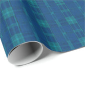 Blauw geplakt omlooppapier cadeaupapier (Rol Hoek)