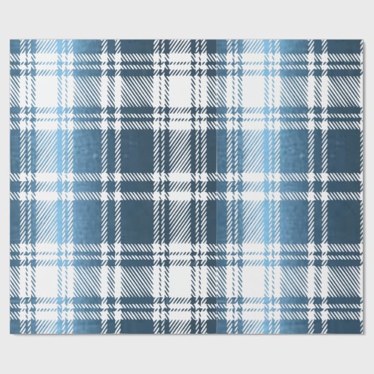 Blauw geplakt papier voor het oppakken van cadeaut (Vlak)