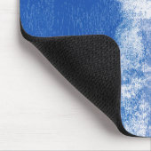 Blauw gerolde verf muismat (Hoek)