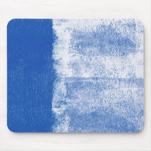 Blauw gerolde verf muismat (Voorkant)