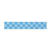 Blauw geruit glitter uitnodigingen wikkel (Vlak)