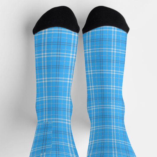 Blauw geruit patroon | Klassieke Schotse ruit Sokken (Top)