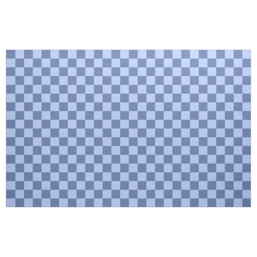 Blauw geruit patroon stof (Yard (91,4 cm))