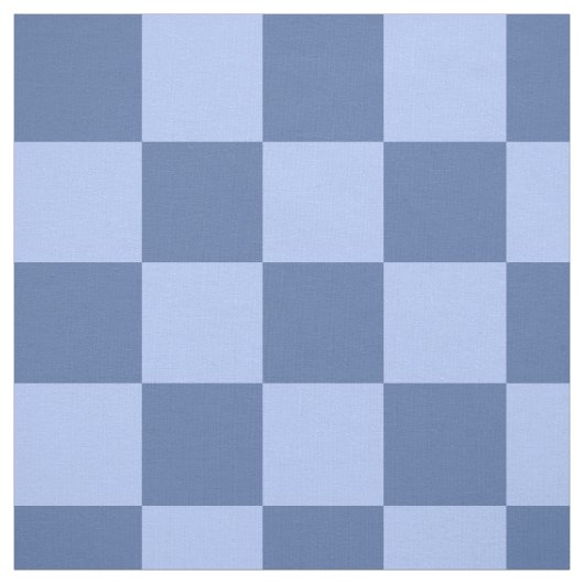Blauw geruit patroon stof (Swatch)