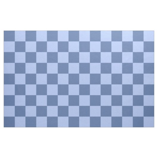 Blauw geruit patroon stof (Fat Quarter)