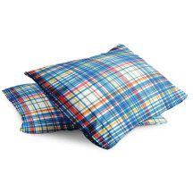 Blauw geruit regendagparadecollectie