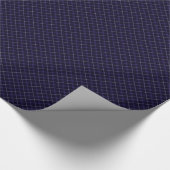 Blauw geruit / Schots geruit Cadeaupapier (Hoek)