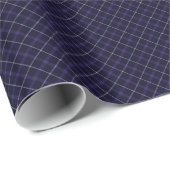 Blauw geruit / Schots geruit Cadeaupapier (Rol Hoek)