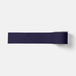 blauw geruit / Schots geruit Grosgrain Lint