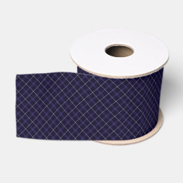 blauw geruit / Schots geruit Grosgrain Lint