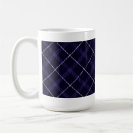 Blauw geruit / Schots geruit Koffiemok