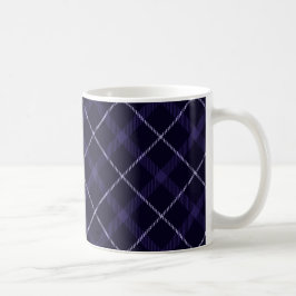 Blauw geruit / Schots geruit Koffiemok