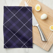 Blauw geruit / Schots geruit Theedoek (Quarter Fold)