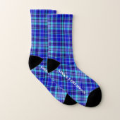 Blauw geruit sokken (Paar)
