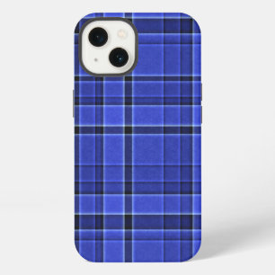 Blauw geruit tartan iPhone 13 hoesje