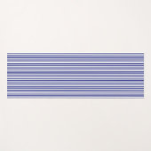 Blauw geruit yogamat (Voorkant (horizontaal))