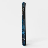 Blauw geschilderd hout Case-Mate iPhone case (Achterkant/links)