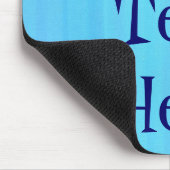 Blauw geschilderd muismat (Hoek)