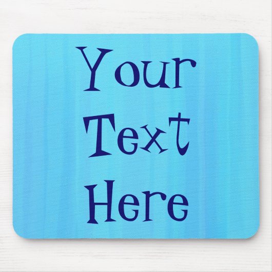 Blauw geschilderd muismat (Voorkant)