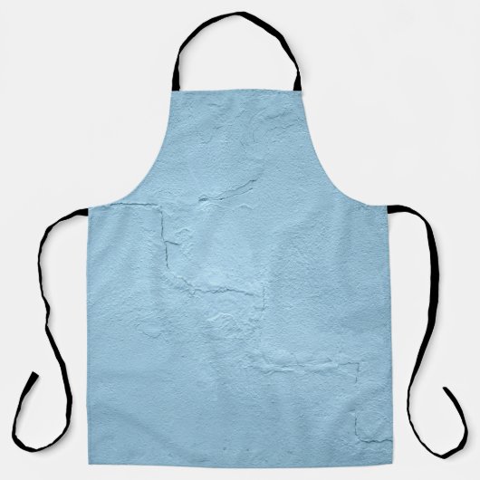 Blauw geschilderde betonwand overdag schort (Voorkant)