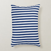 Blauw gestreept accent kussen (Voorkant(Verticaal))