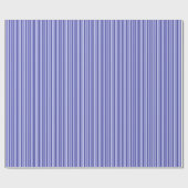 Blauw gestreept omslagpapier cadeaupapier (Vlak)