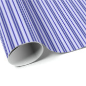 Blauw gestreept omslagpapier cadeaupapier (Rol Hoek)