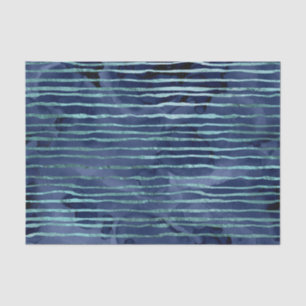 Blauw gestreept patroon tissuepapier