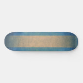  blauw gestreepte dekstoelbekleding persoonlijk skateboard (Horizontaal)