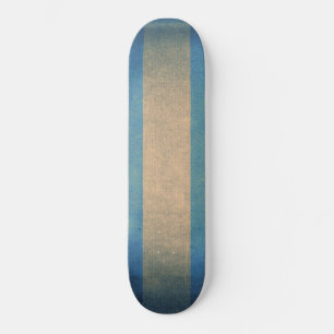 blauw gestreepte dekstoelbekleding persoonlijk skateboard