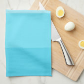 Blauw gestreepte handdoek – accent voor keukendeco (Quarter Fold)