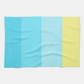Blauw gestreepte handdoek – accent voor keukendeco (Horizontaal)