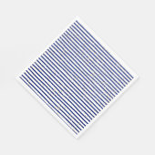 Blauw Gestreepte Pyjama en Pannenkoeken Lunch Serv Servet (Hoek)