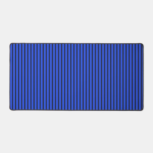 Blauw gestreepte textuur bureaumat (Voorkant)