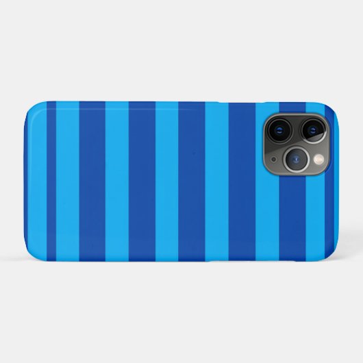 Blauw gestreepte textuur Case-Mate iPhone case (Achterkant (horizontaal))