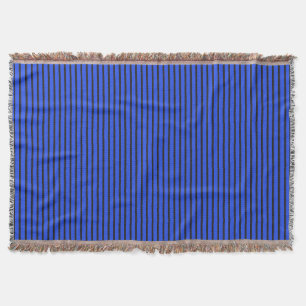 Blauw gestreepte textuur deken